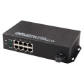 8-Port-LWL-Schalter Gigabit-Ethernet-Switch Dual-Faser-SC-FC St-Faser-Anschluss für die Option